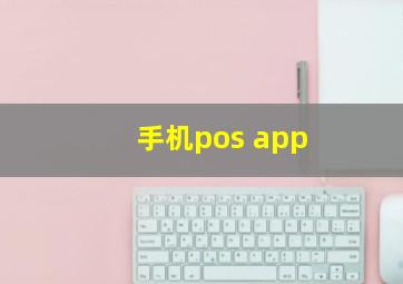 手机pos app